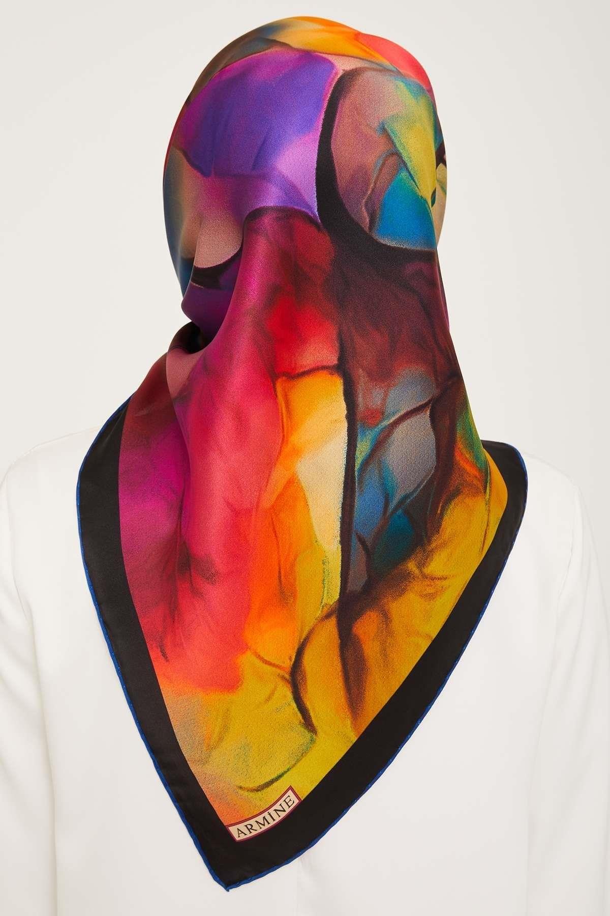 Armine Nostalji Serisi Sura İpek Eşarp 9014-01