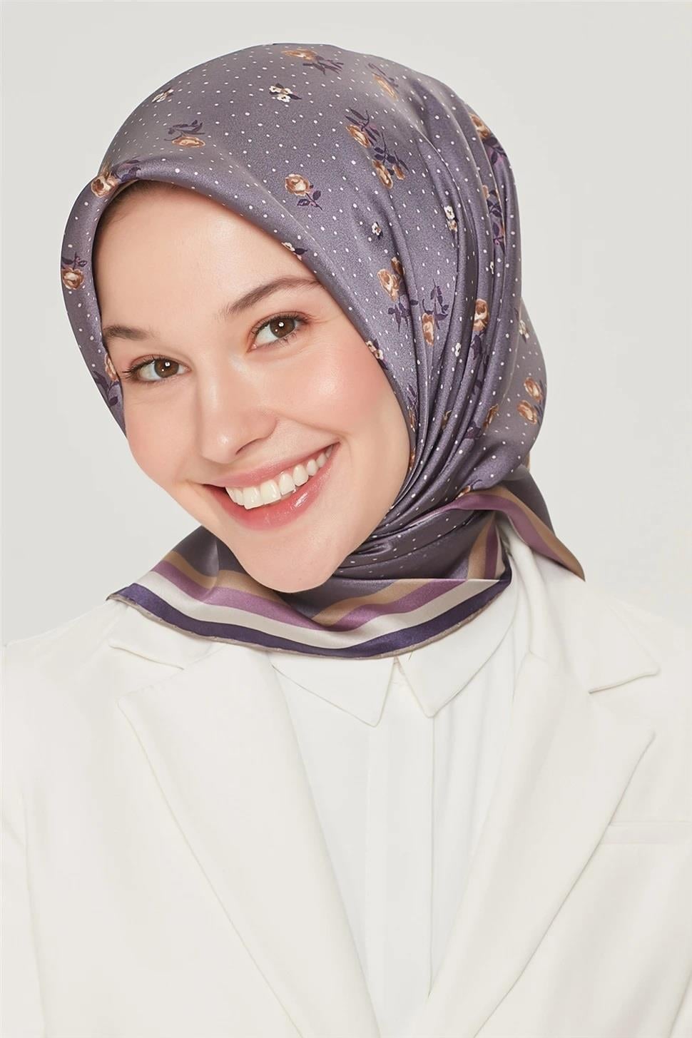 Armine Nostalji Serisi Sura İpek Eşarp 8502-82NS