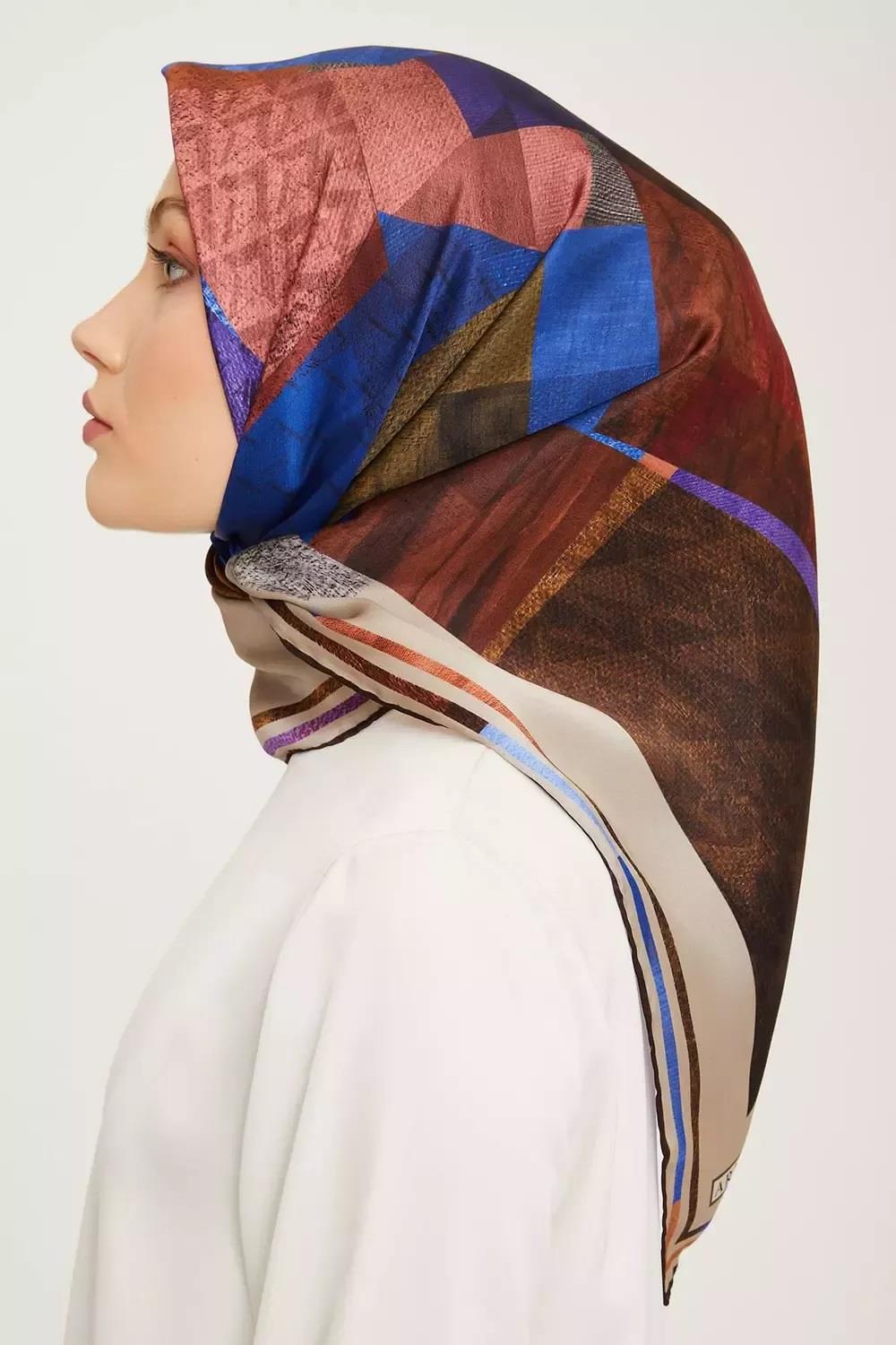 Armine Nostalji Serisi Twill İpek Eşarp 9002-51NT