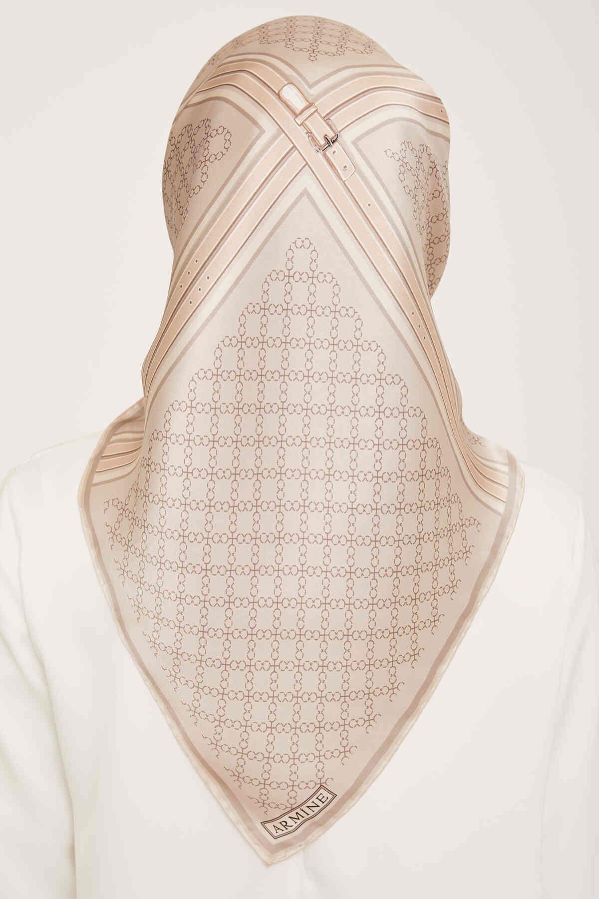 Armine Nostalji Serisi Twill İpek Eşarp 9054-19NT