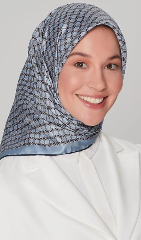 Armine Nostalji Serisi Twill İpek  Eşarp 8401-01NT