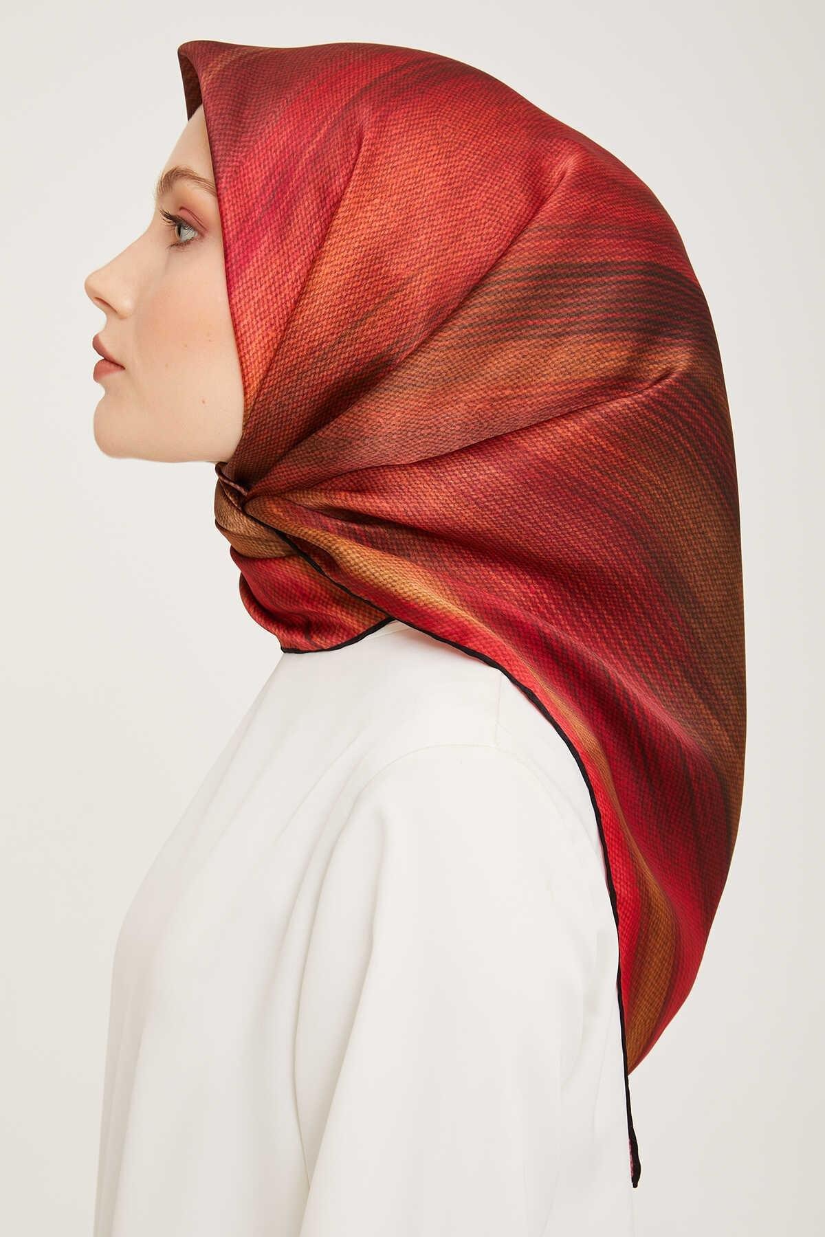 Armine Nostalji Serisi Twill İpek Eşarp 9017-38NT