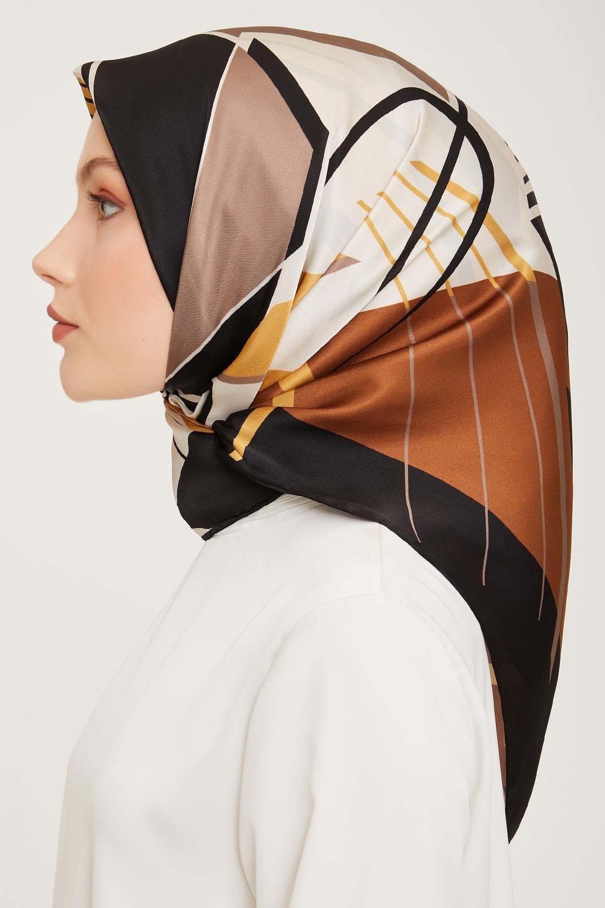 Armine Nostalji Serisi Twill İpek Eşarp 9050-08NT
