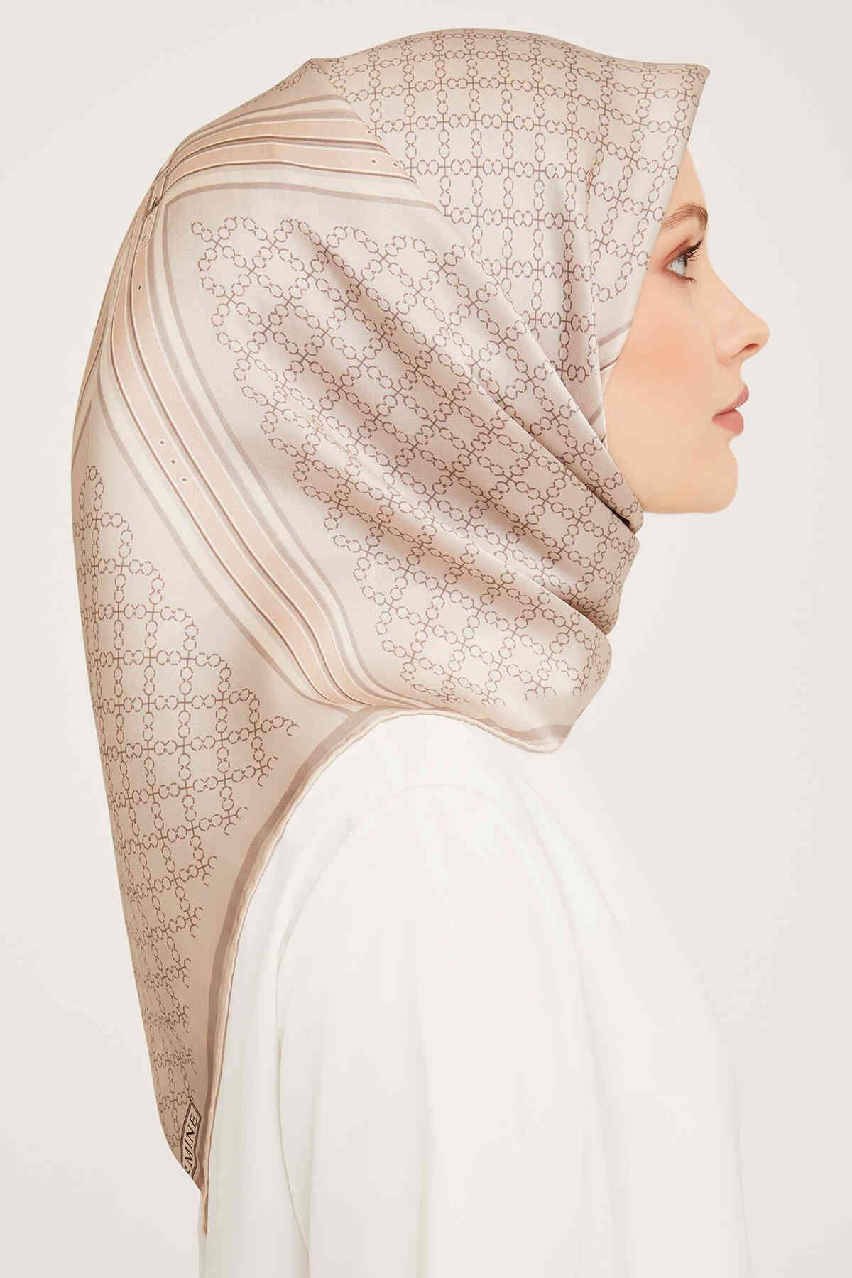 Armine Nostalji Serisi Twill İpek Eşarp 9054-19NT