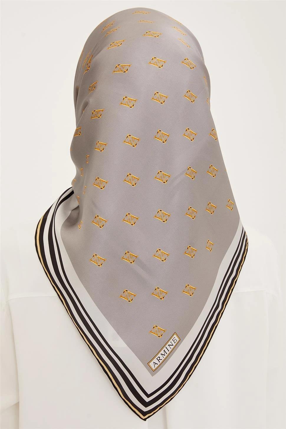 Armine Nostalji Serisi Twill İpek Eşarp 8959-03NT