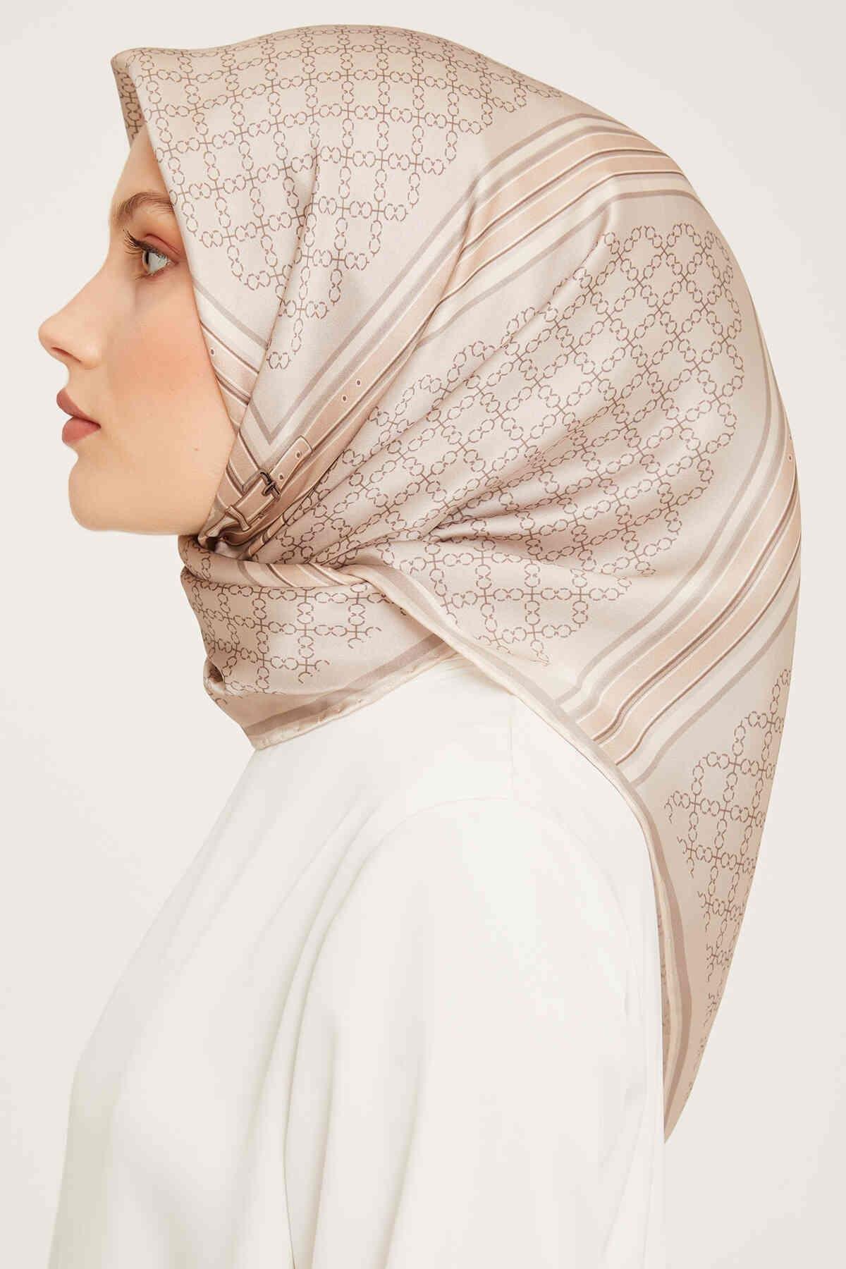 Armine Nostalji Serisi Twill İpek Eşarp 9054-19NT