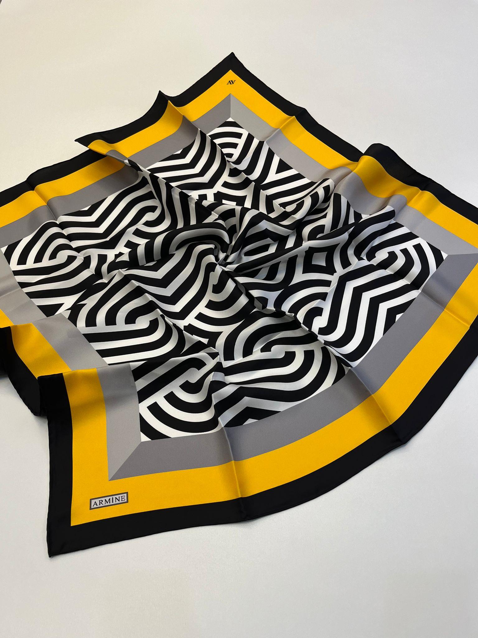 Armine Nostalji Serisi Twill İpek Eşarp 8153-33NT