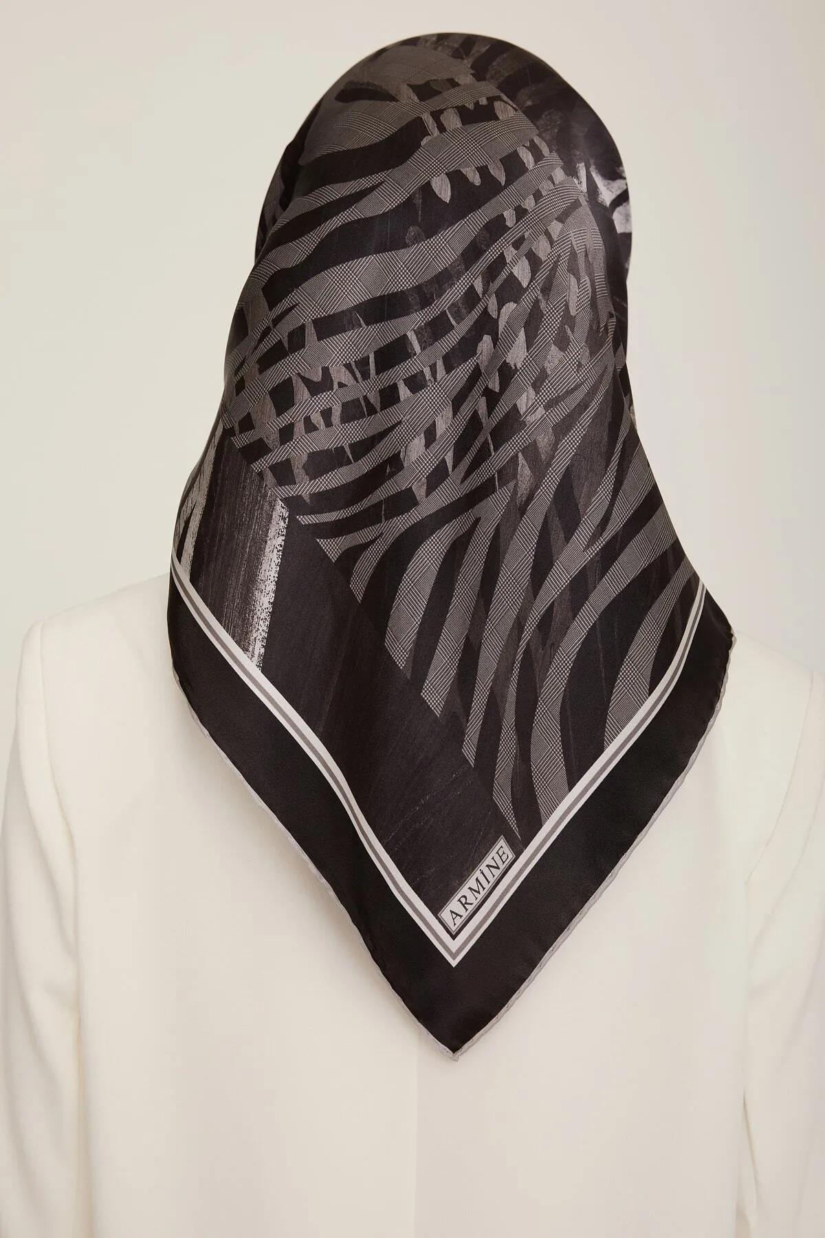 Armine Sura İpek Eşarp 8837-02