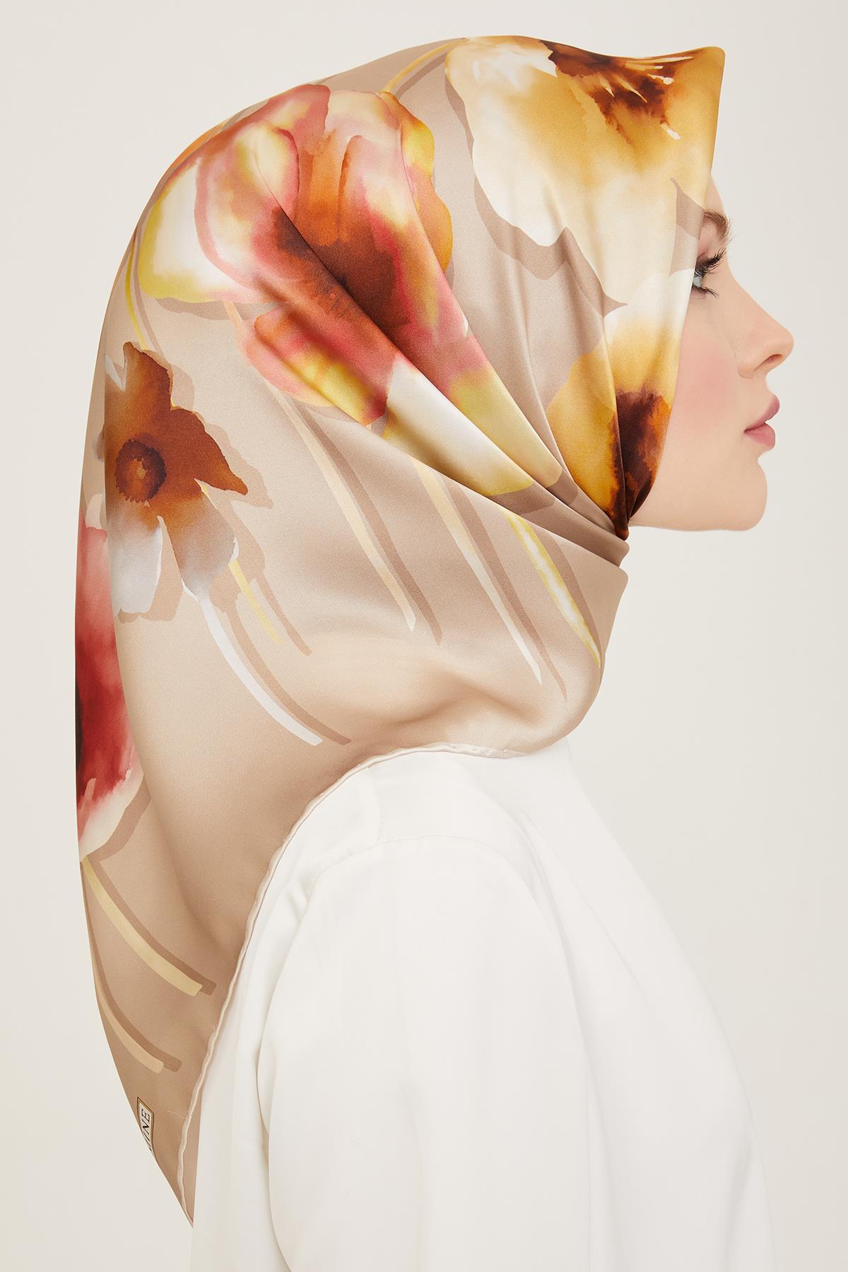 Armine Sura İpek Eşarp 9105-33