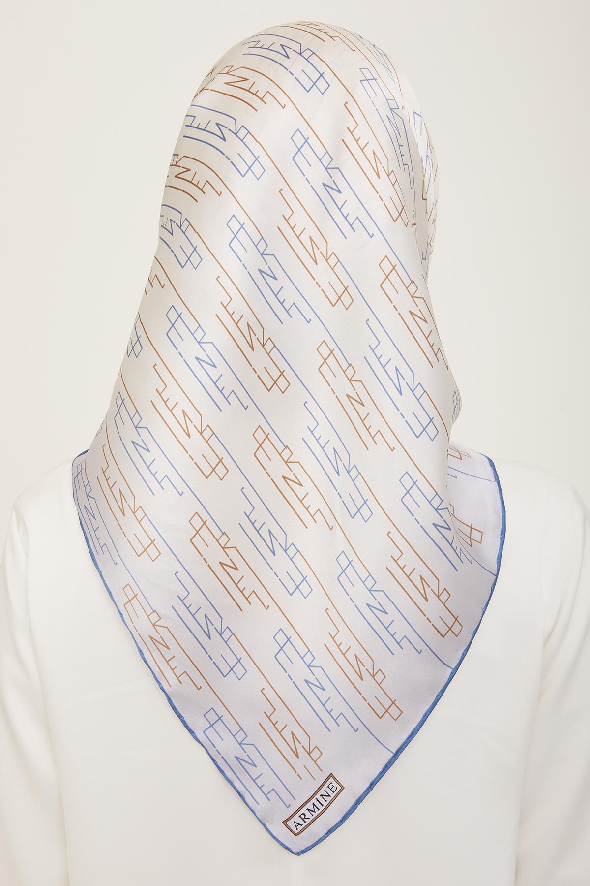 Armine Sura İpek Eşarp 9142-04