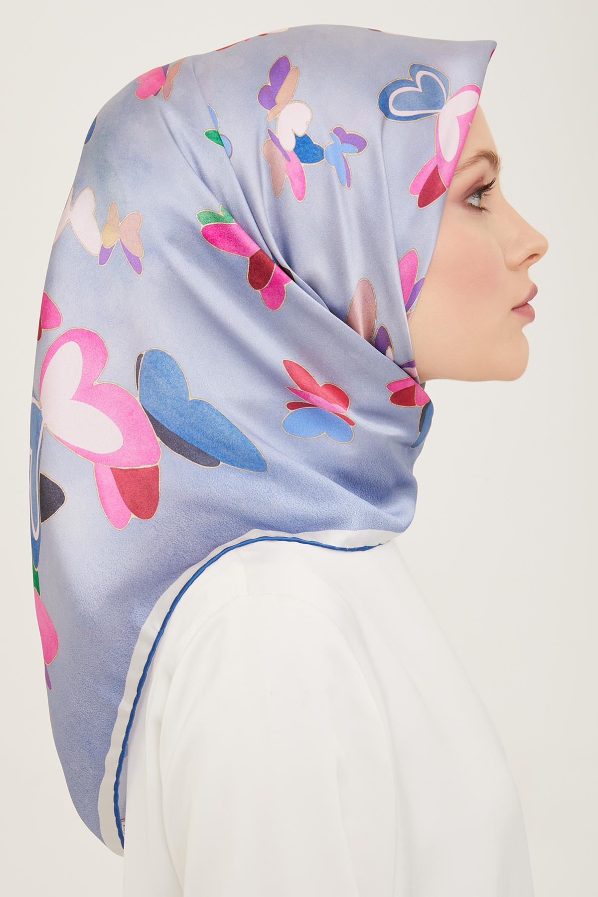 Armine Sura İpek Eşarp 9146-34