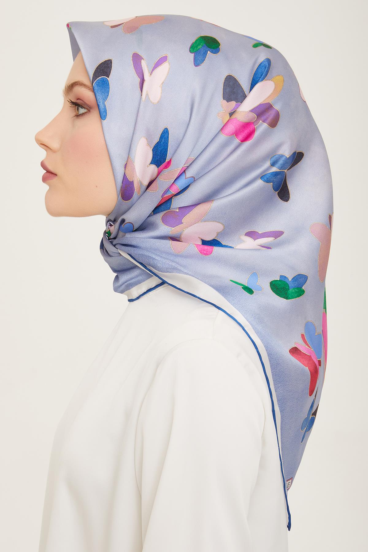 Armine Sura İpek Eşarp 9146-34