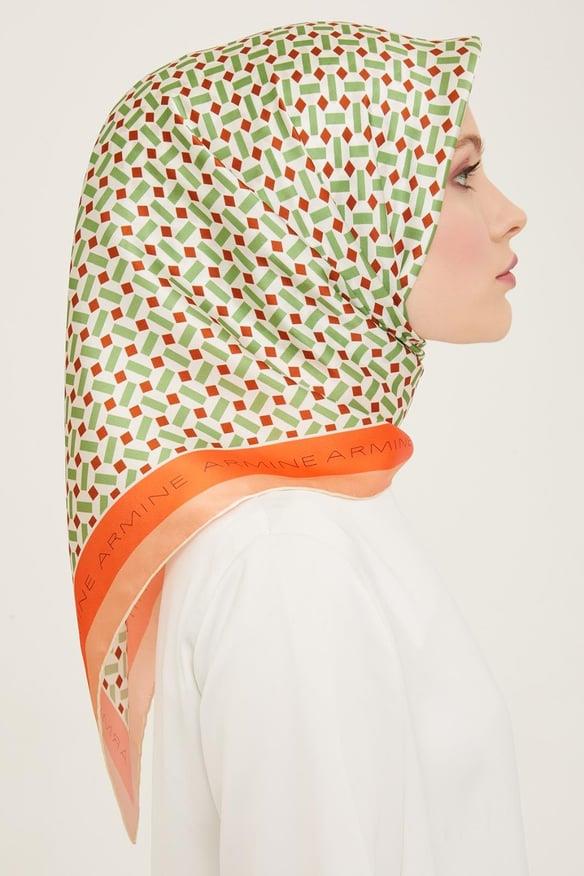 Armine Sura İpek Eşarp 9151-34