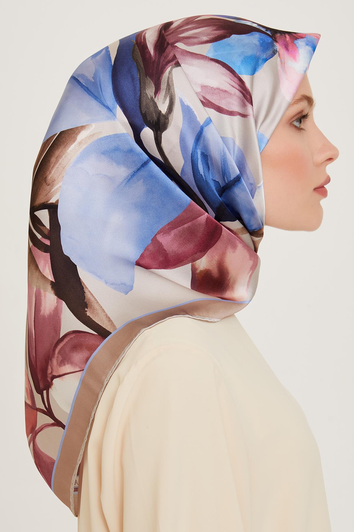 Armine Sura İpek Eşarp 9205-07