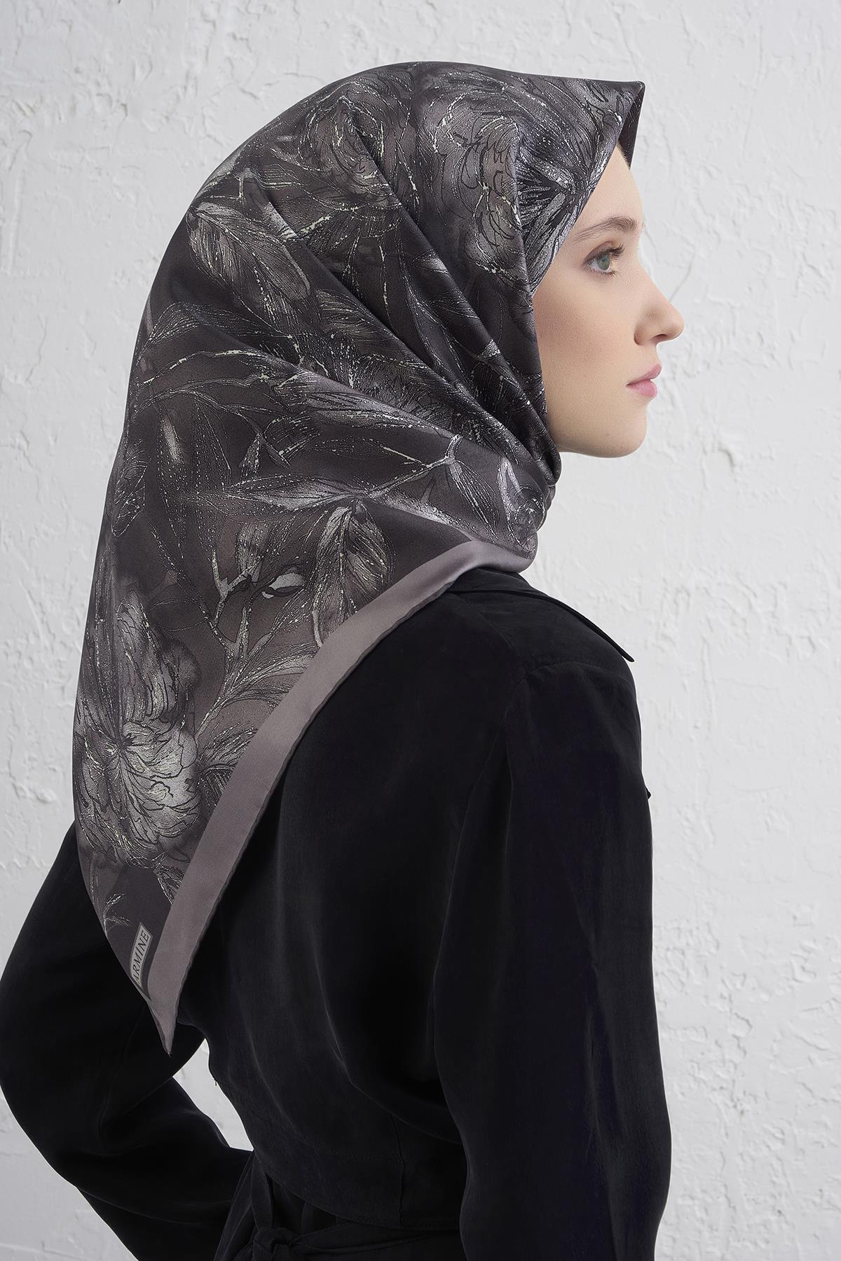 Armine Sura İpek Eşarp 9409-07