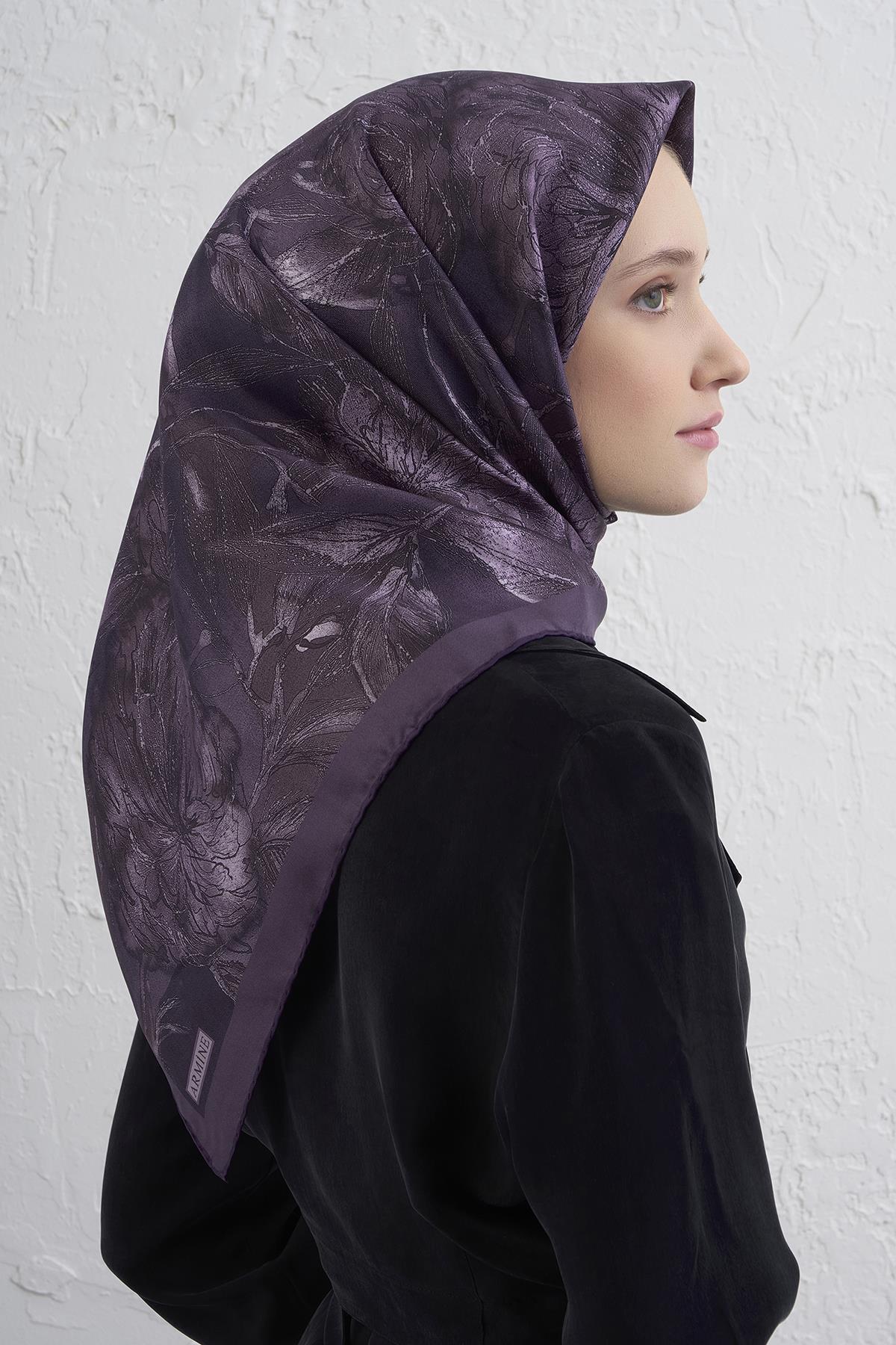 Armine Sura İpek Eşarp 9409-33