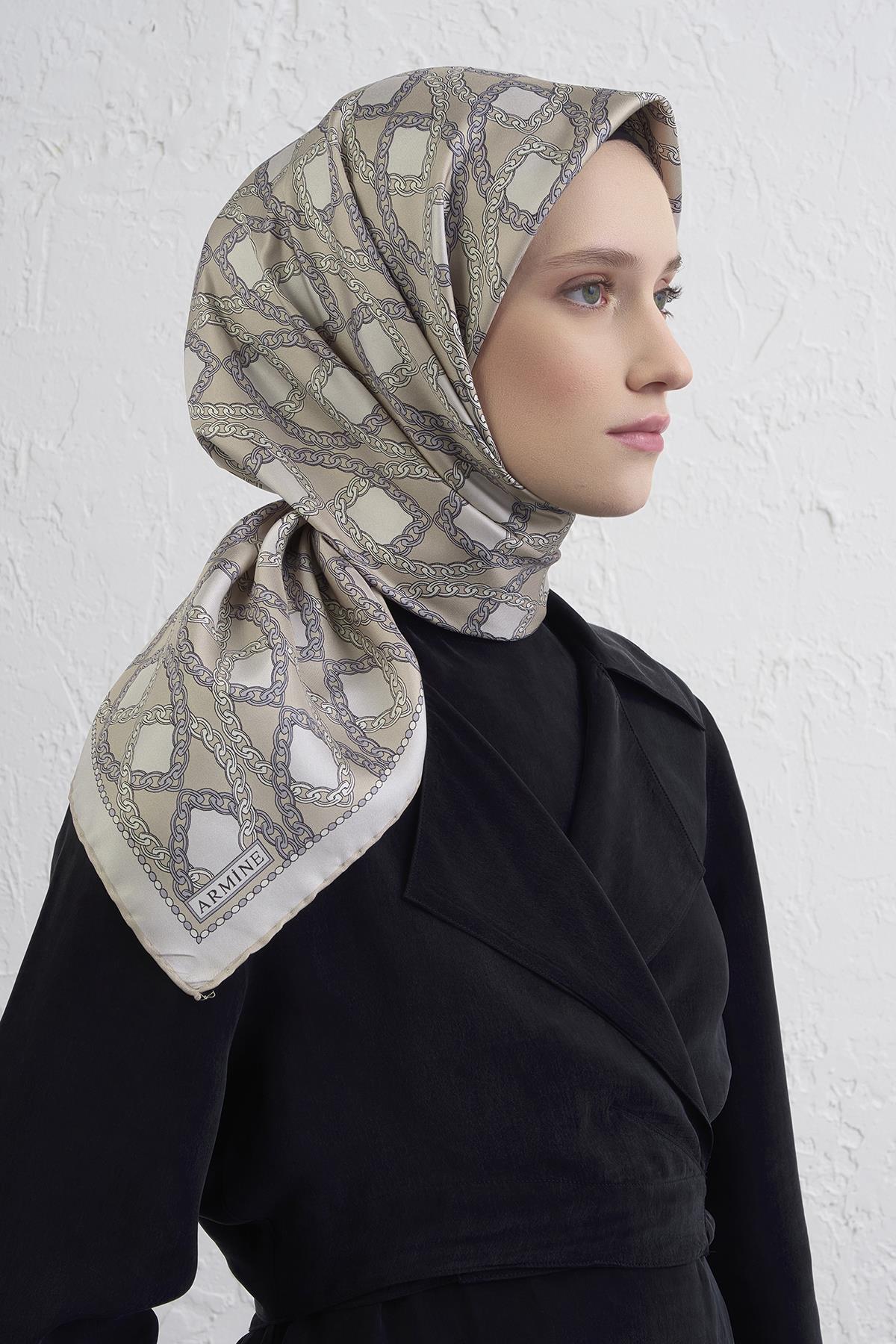 Armine Sura İpek Eşarp 9410-85
