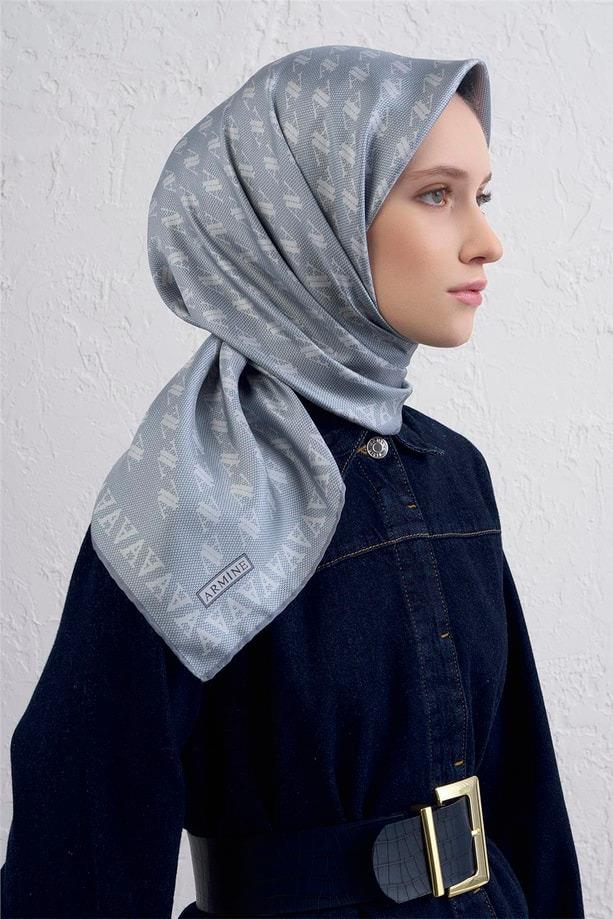 Armine Sura İpek Eşarp 9412-80