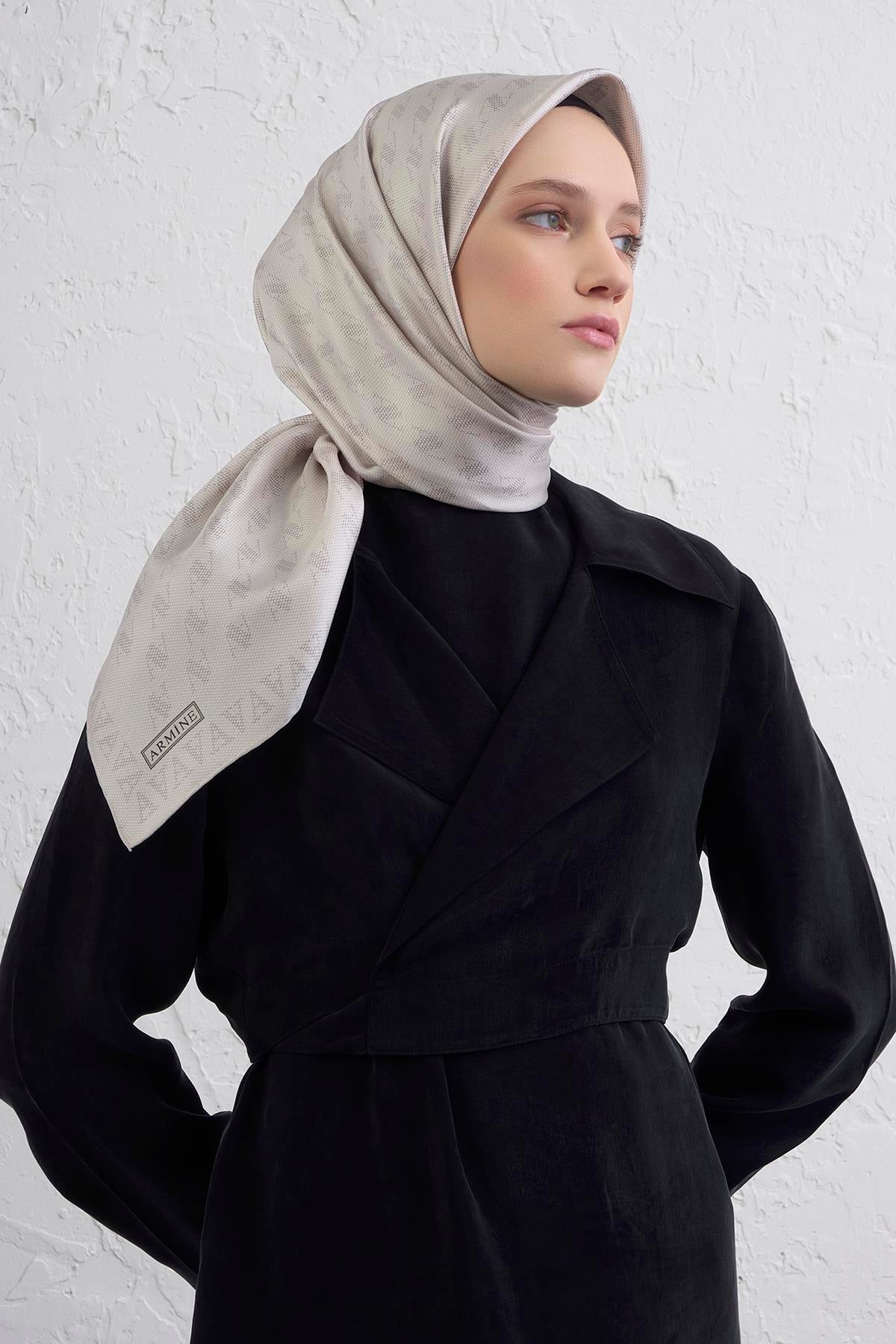 Armine Sura İpek Eşarp 9412-86