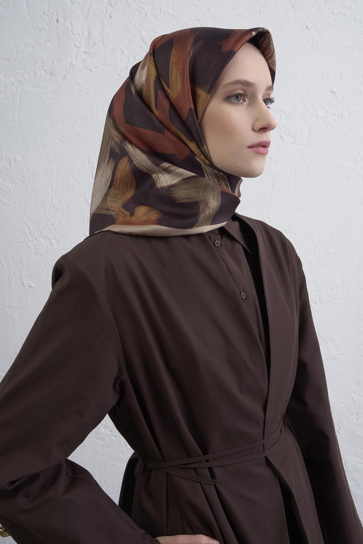 Armine Sura İpek Eşarp 9413-35