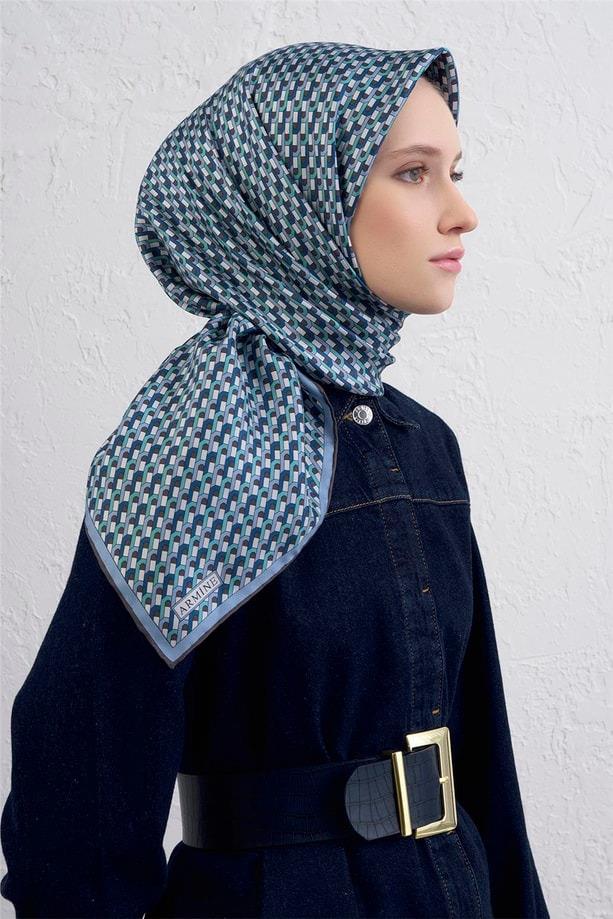 Armine Sura İpek Eşarp 9417-84