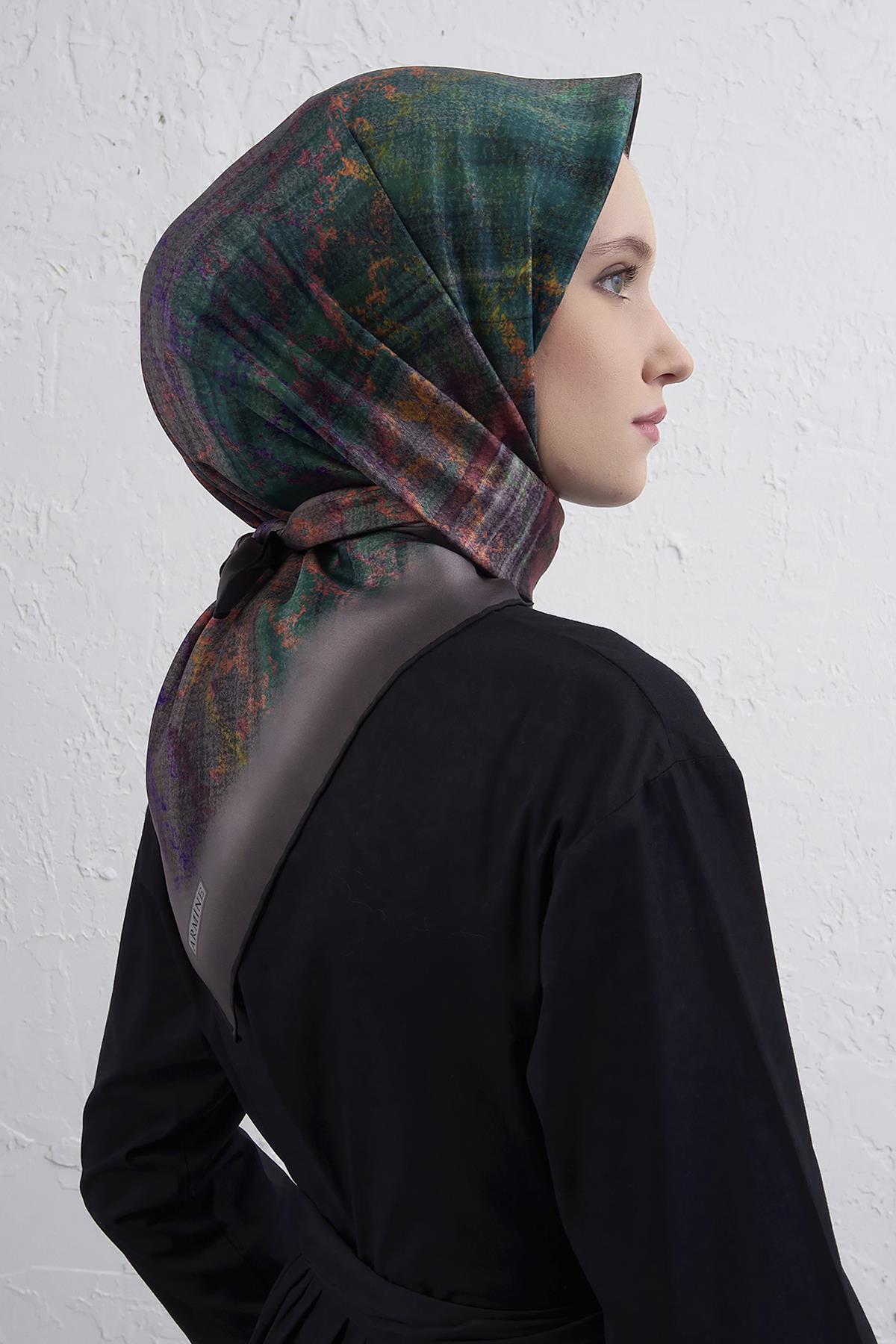 Armine Sura İpek Eşarp 9420-87