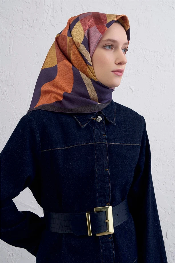 Armine Sura İpek Eşarp 9429-51