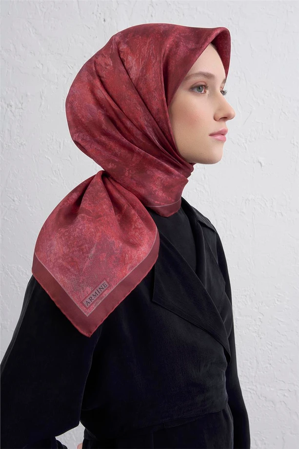 Armine Sura İpek Eşarp 9433-05