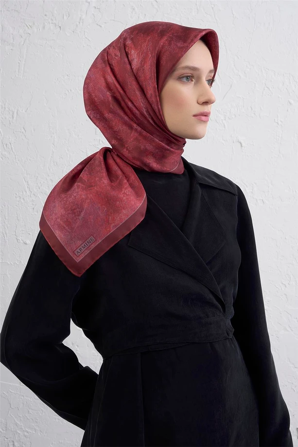 Armine Sura İpek Eşarp 9433-05