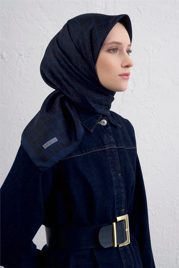 Armine Sura İpek Eşarp 9438-50