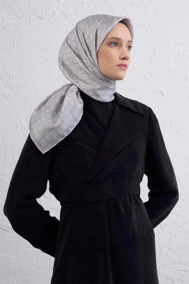 Armine Sura İpek Eşarp 9438-58