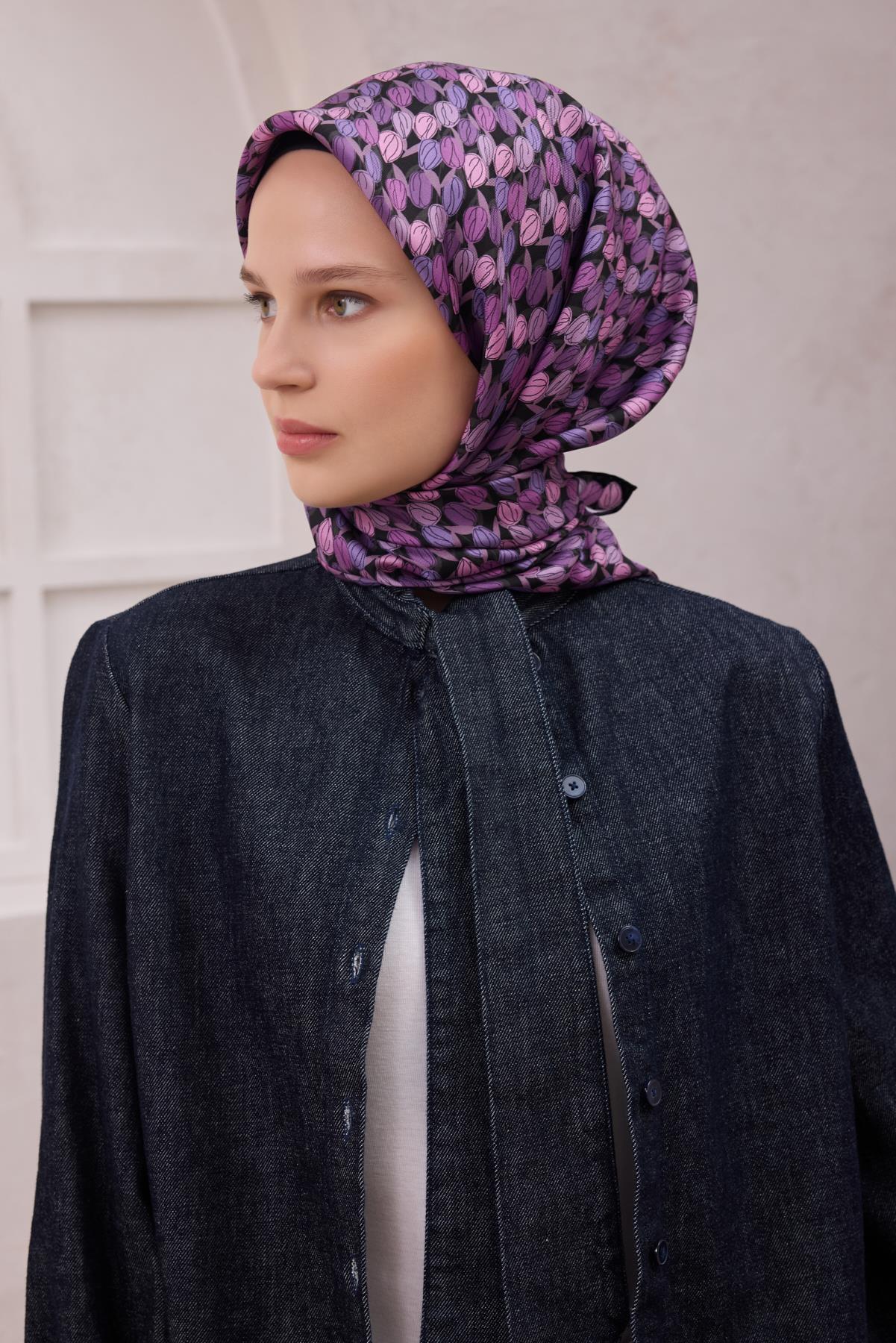 Belli Twill İpek Eşarp 4204-89