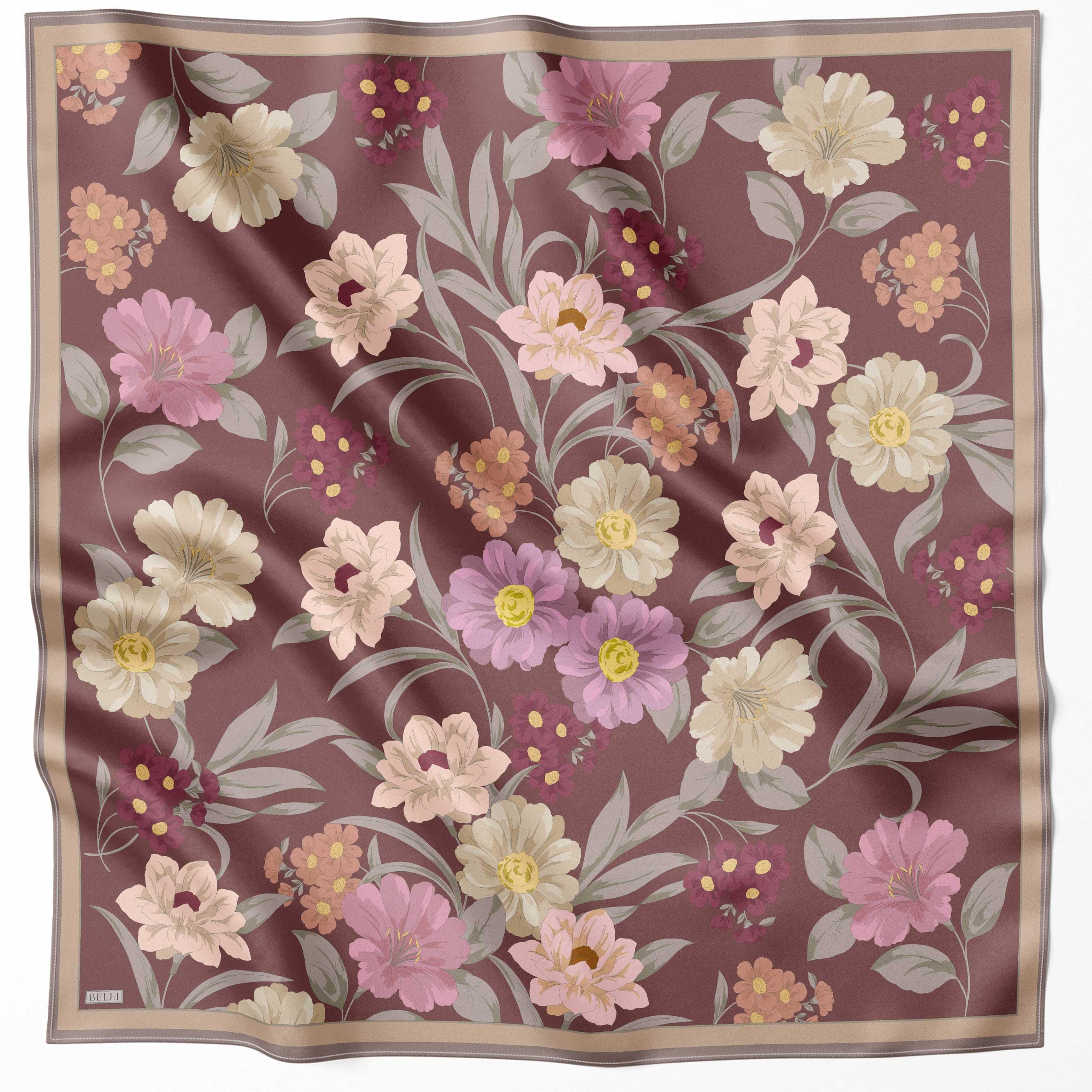 Belli Twill İpek Eşarp 4219-51