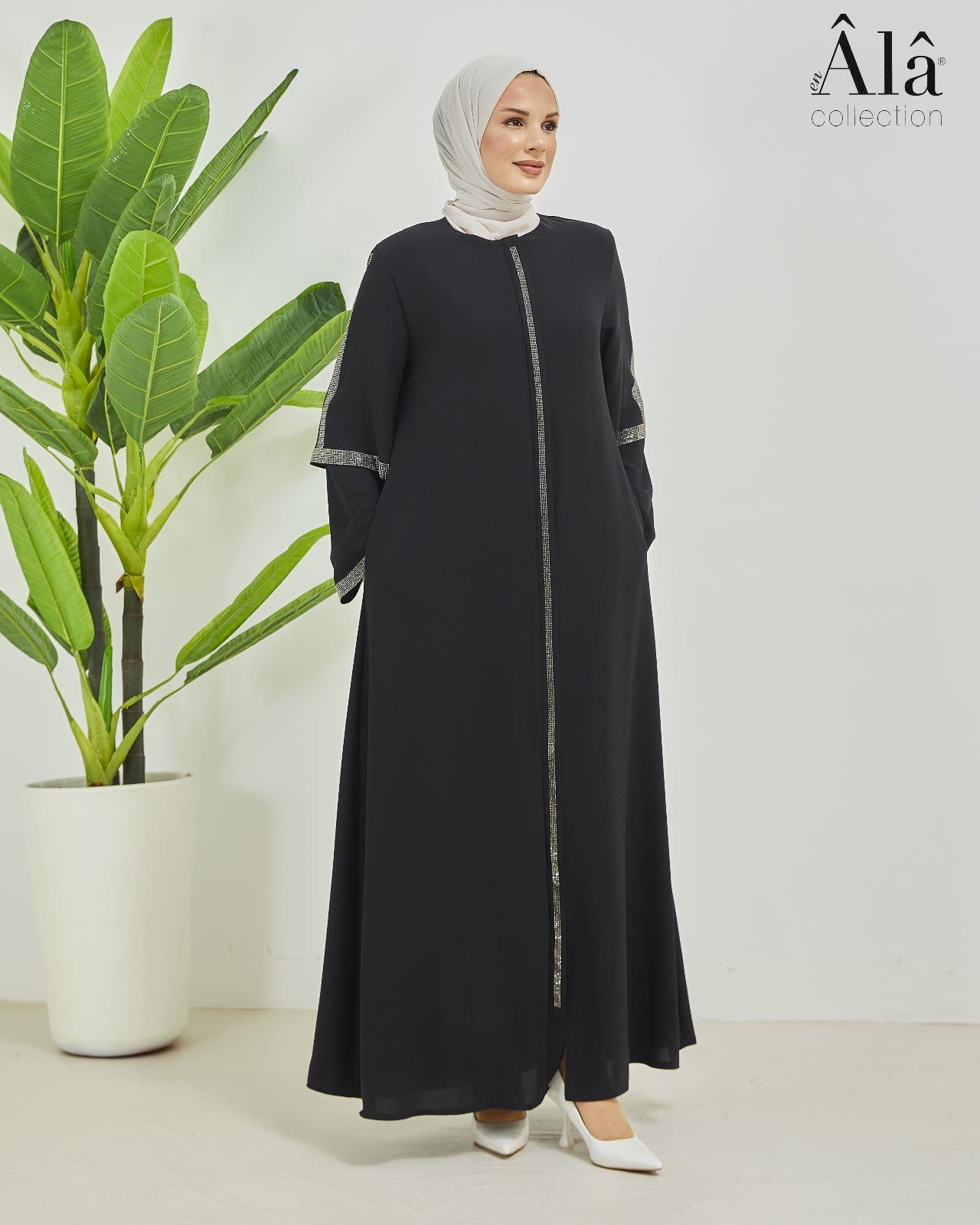 Çift kol taşlı model ferace