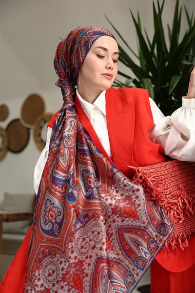 %100 Vual İpek Şal 441001-11