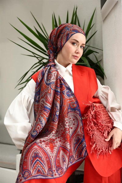 %100 Vual İpek Şal 441001-11