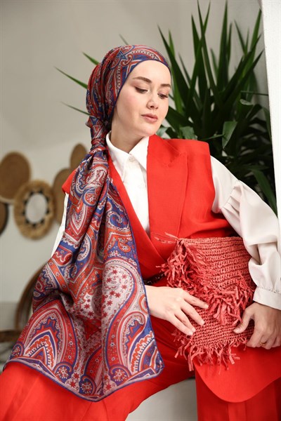 %100 Vual İpek Şal 441001-11