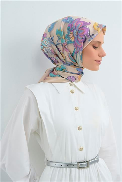 Armine  Saf İpek Sura Eşarp 9523D 35