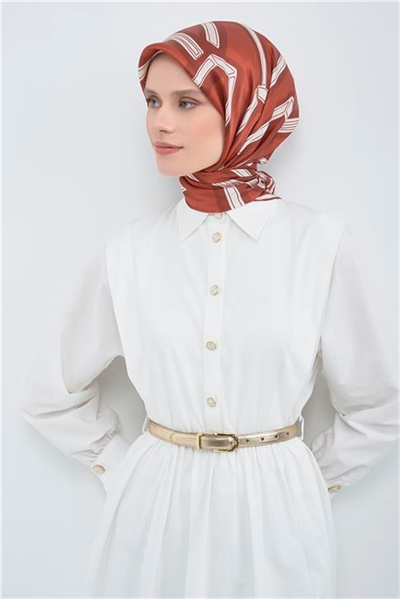 Armine  Saf İpek Sura Eşarp 9547D 04