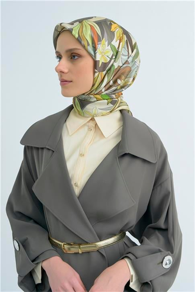 Armine  Saf İpek Twill Eşarp 9500D 31