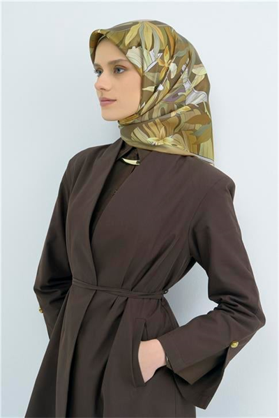 Armine  Saf İpek Twill Eşarp 9500D 50