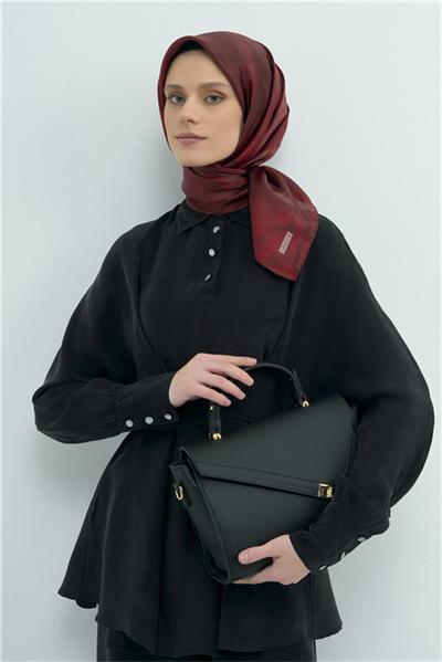 Armine  Saf İpek Twill Eşarp 9501D 50