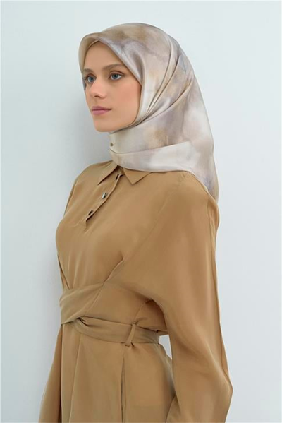Armine  Saf İpek Twill Eşarp 9501D 84