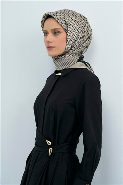 Armine Yeni Sezon 2026 Saf İpek Twill Eşarp 9502D 03