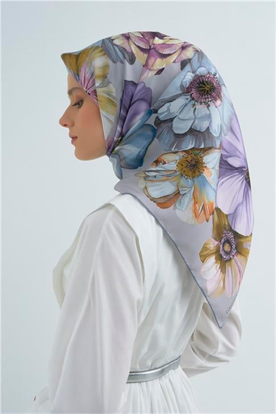 Armine  Saf İpek Twill Eşarp 9503D 04