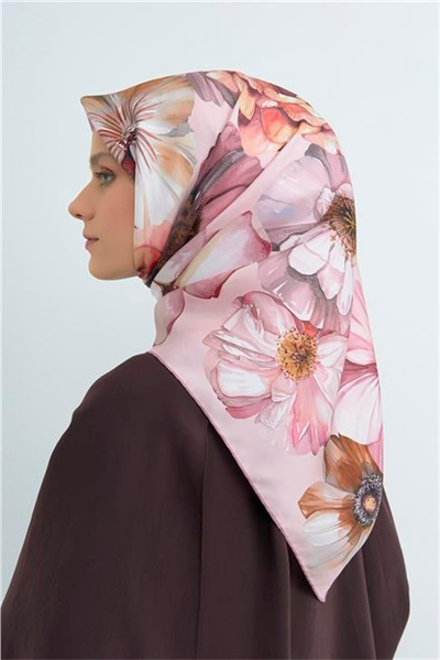Armine  Saf İpek Twill Eşarp 9503D 06