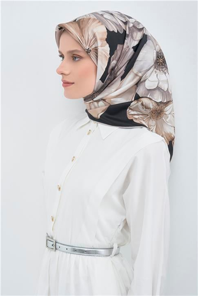 Armine  Saf İpek Twill Eşarp 9503D 07