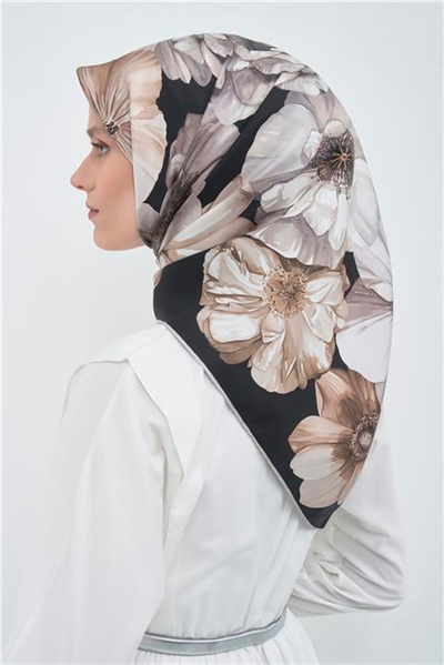 Armine  Saf İpek Twill Eşarp 9503D 07
