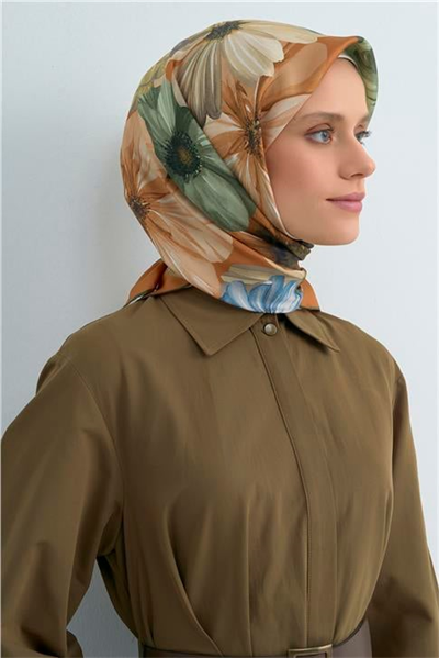 Armine  Saf İpek Twill Eşarp 9503D 57