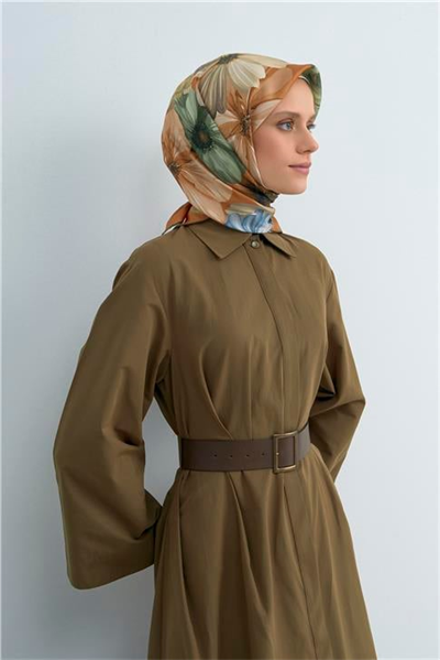 Armine  Saf İpek Twill Eşarp 9503D 57